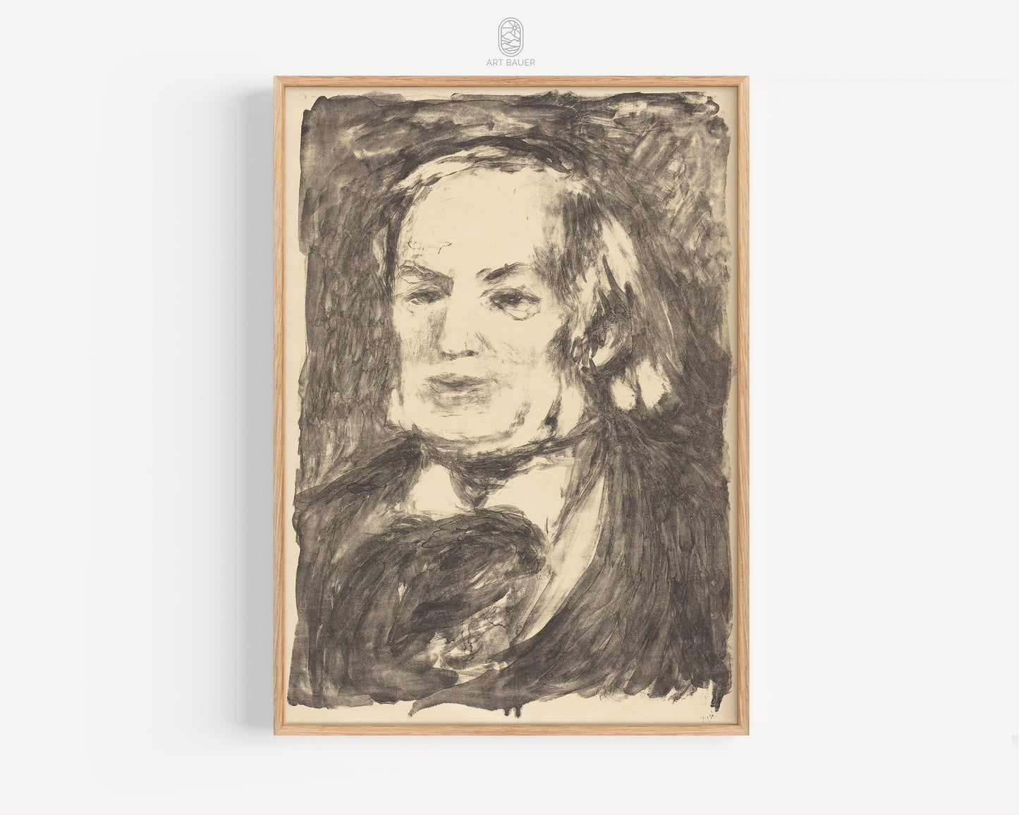 Richard Wagner | Framed Print | Pierre-Auguste Renoir, 1900