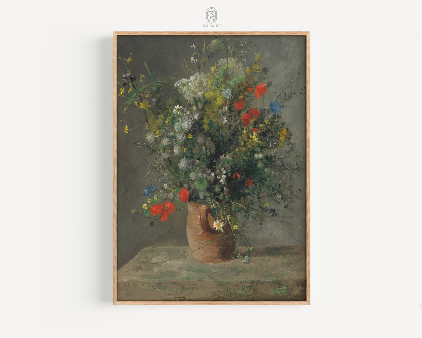 Flowers in a Vase | Pierre-Auguste Renoir, 1866