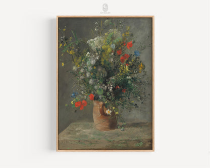 Flowers in a Vase | Pierre-Auguste Renoir, 1866