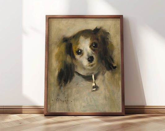 Head of a Dog | Framed Print | Pierre-Auguste Renoir, 1870