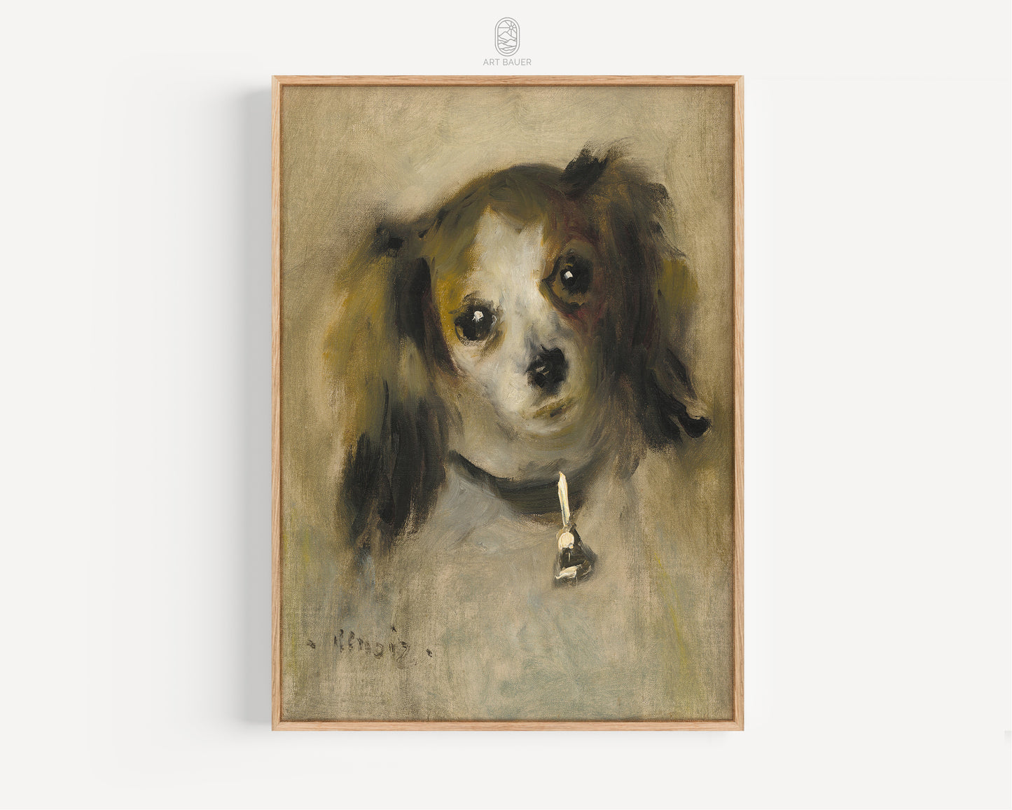 Head of a Dog | Pierre-Auguste Renoir, 1870