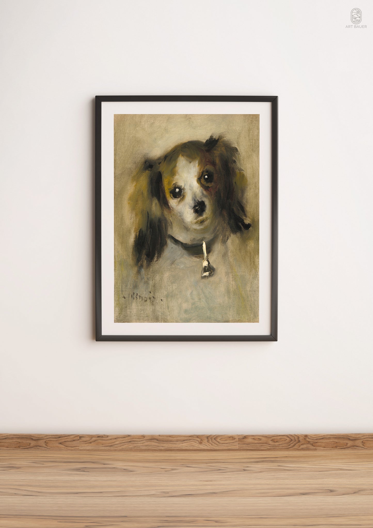 Head of a Dog | Framed Print | Pierre-Auguste Renoir, 1870