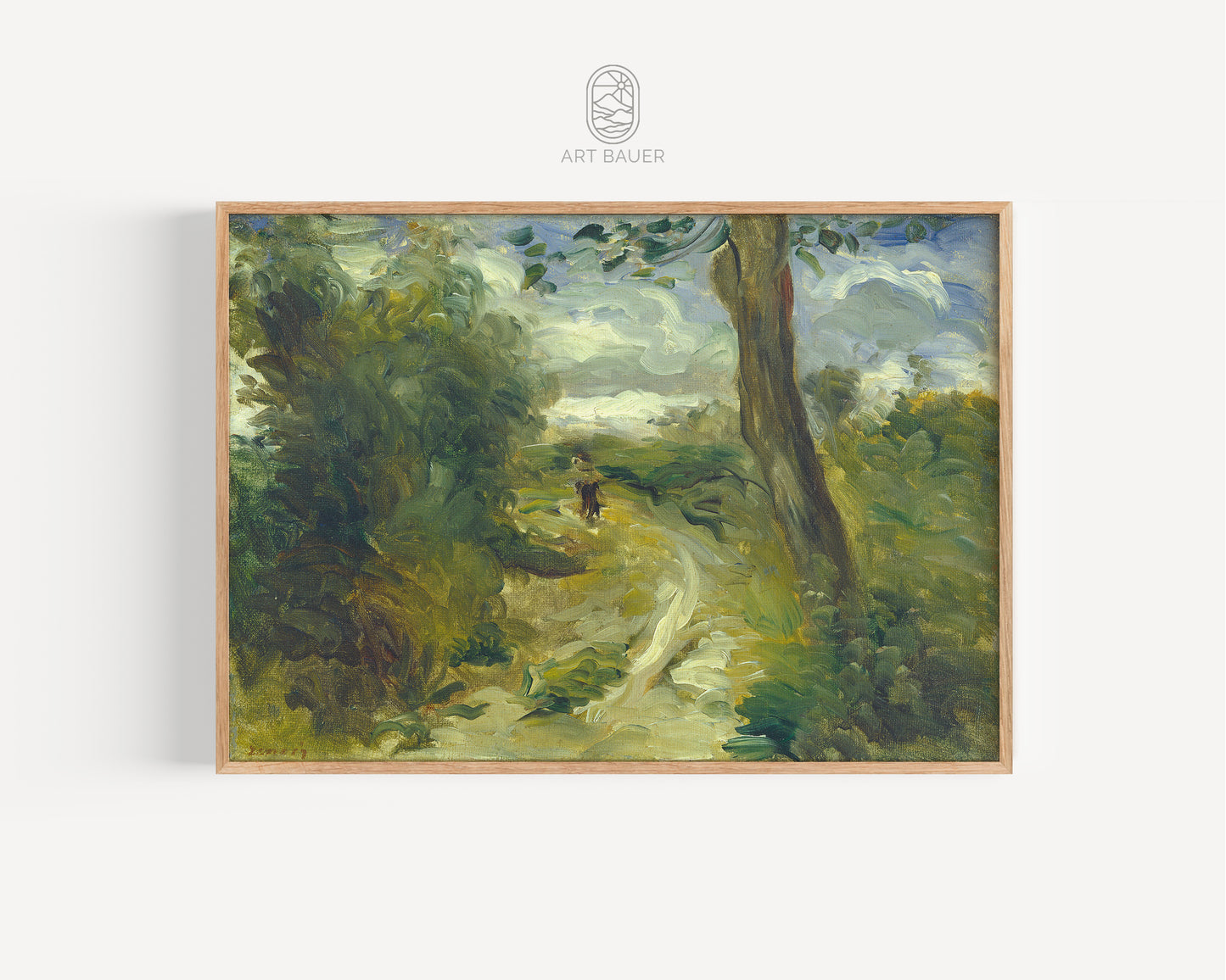 Landscape between Storms | Framed Print | Pierre-Auguste Renoir, 1875