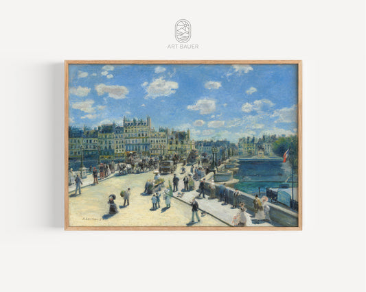 Pont Neuf Paris | Pierre-Auguste Renoir, 1872