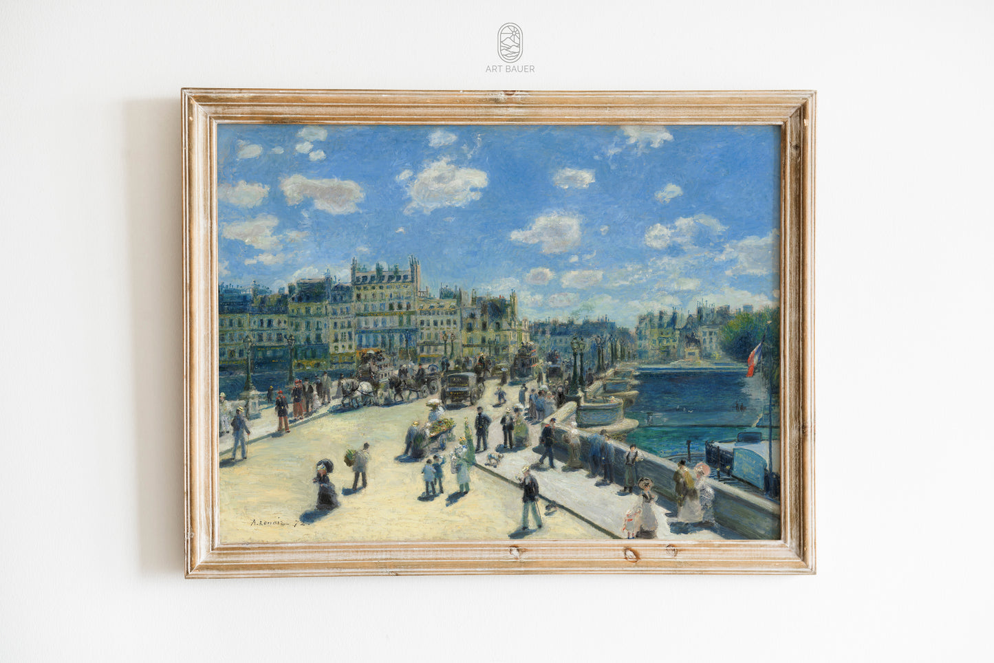 Pont Neuf Paris | Framed Print | Pierre-Auguste Renoir, 1872