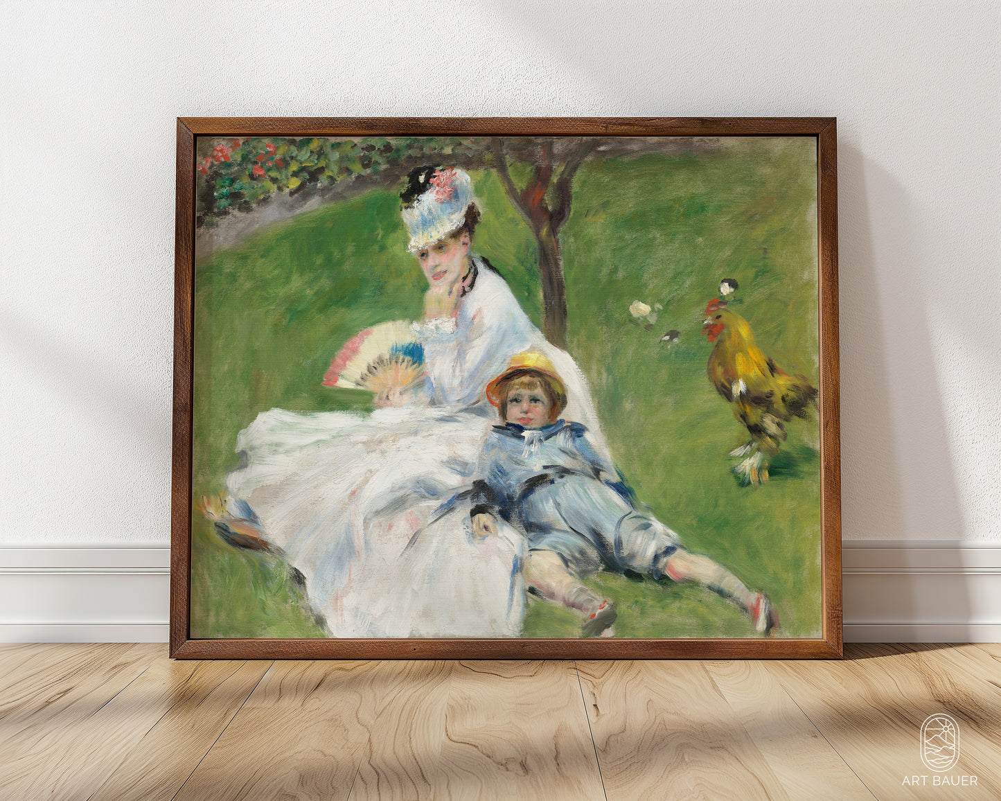 Madame Monet and Her Son | Pierre-Auguste Renoir, 1874