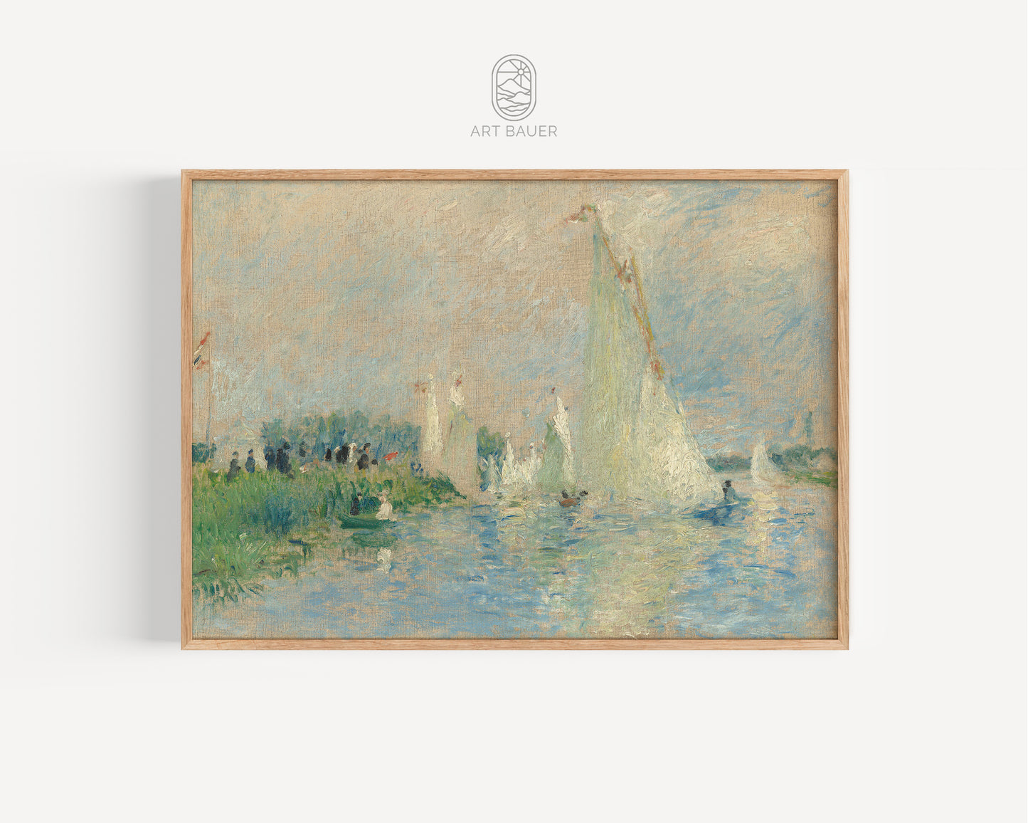 Regatta at Argenteuil | Framed Print | Pierre-Auguste Renoir, 1874