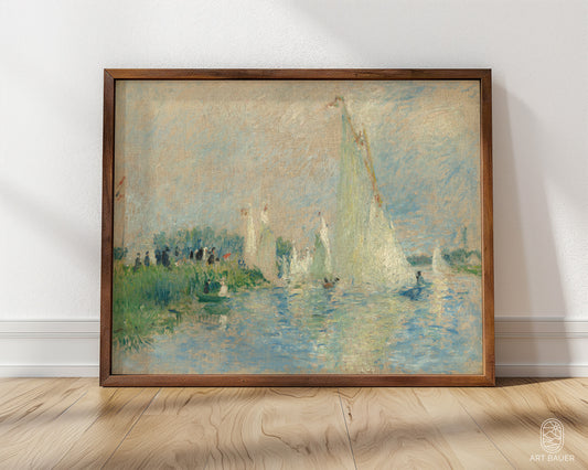 Regatta at Argenteuil | Framed Print | Pierre-Auguste Renoir, 1874