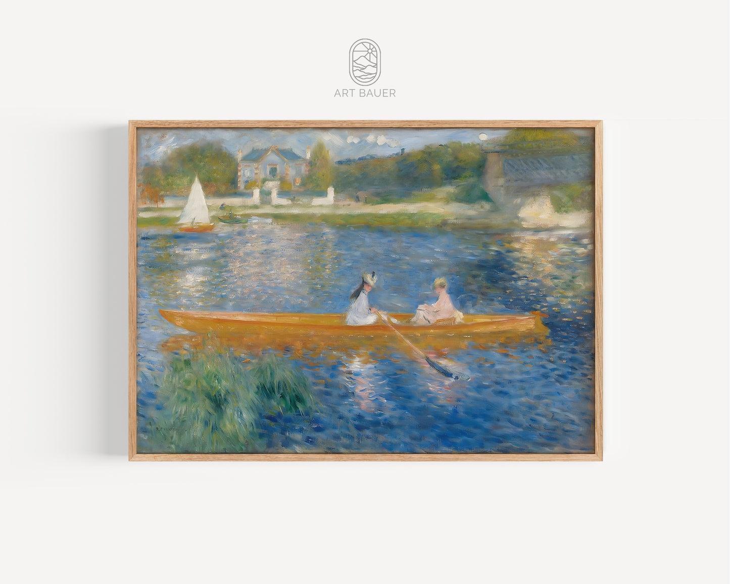 Skiff La Yole | Framed Print | Pierre-Auguste Renoir, 1875