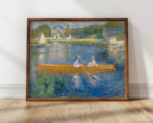 Skiff La Yole | Framed Print | Pierre-Auguste Renoir, 1875