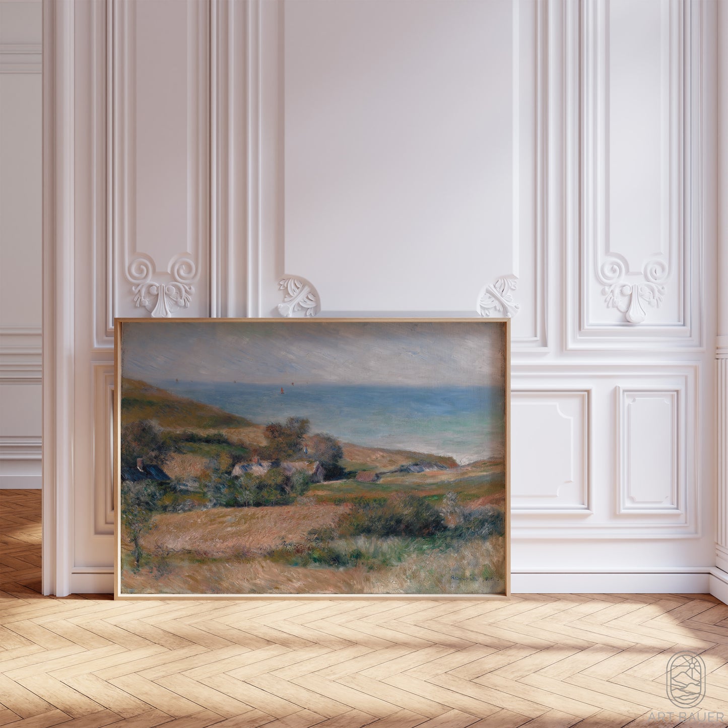 Seacoast near Wargemont | Framed Print | Pierre-Auguste Renoir, 1880