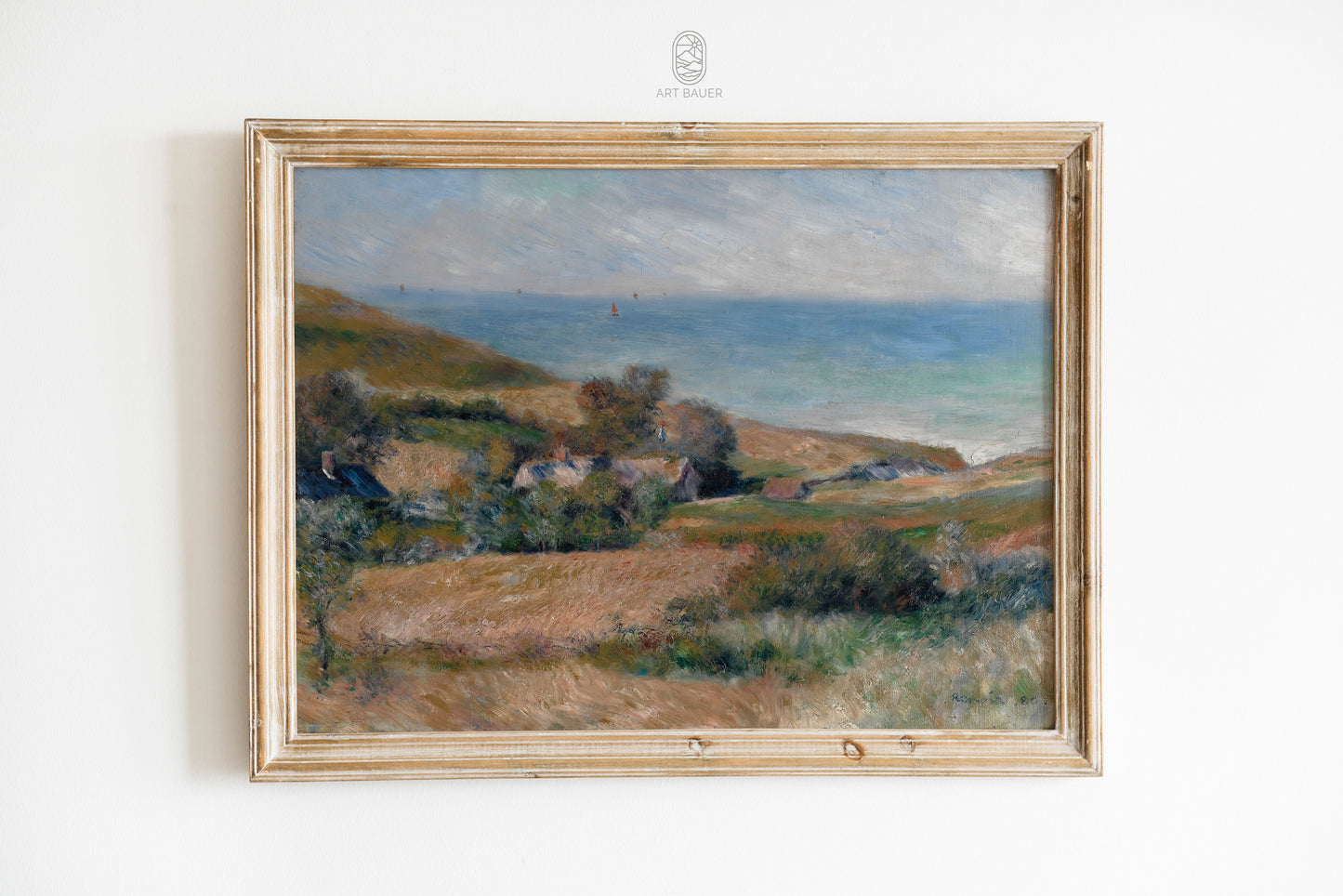 Seacoast near Wargemont | Pierre-Auguste Renoir, 1880