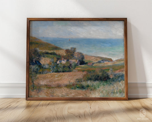 Seacoast near Wargemont | Framed Print | Pierre-Auguste Renoir, 1880