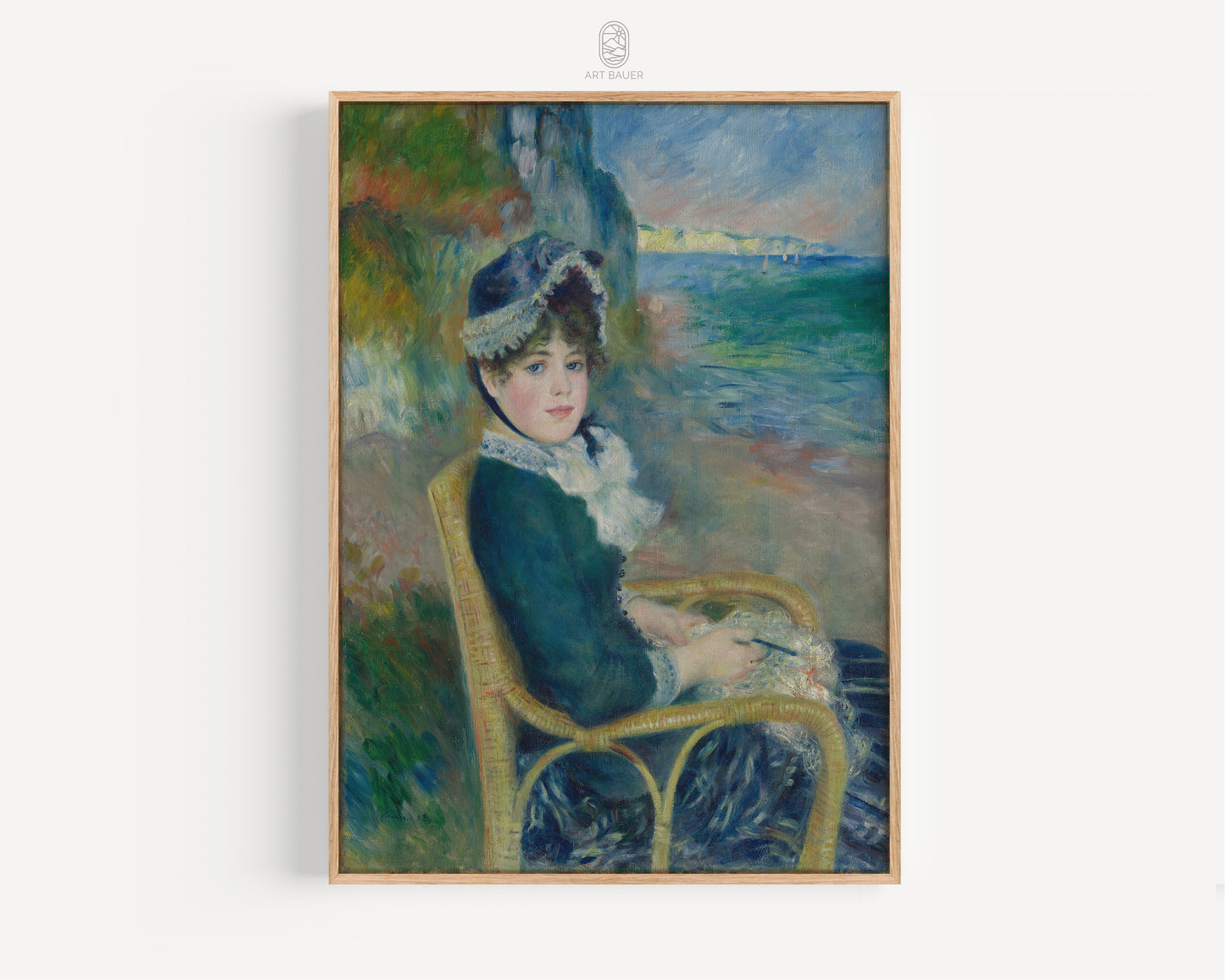 By the Seashore | Framed Print | Pierre-Auguste Renoir, 1883