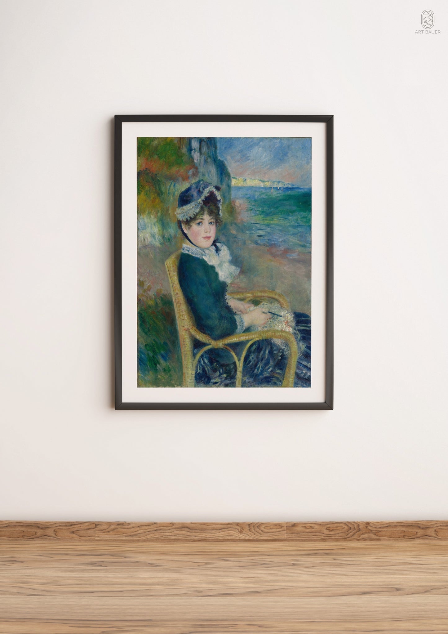 By the Seashore | Framed Print | Pierre-Auguste Renoir, 1883