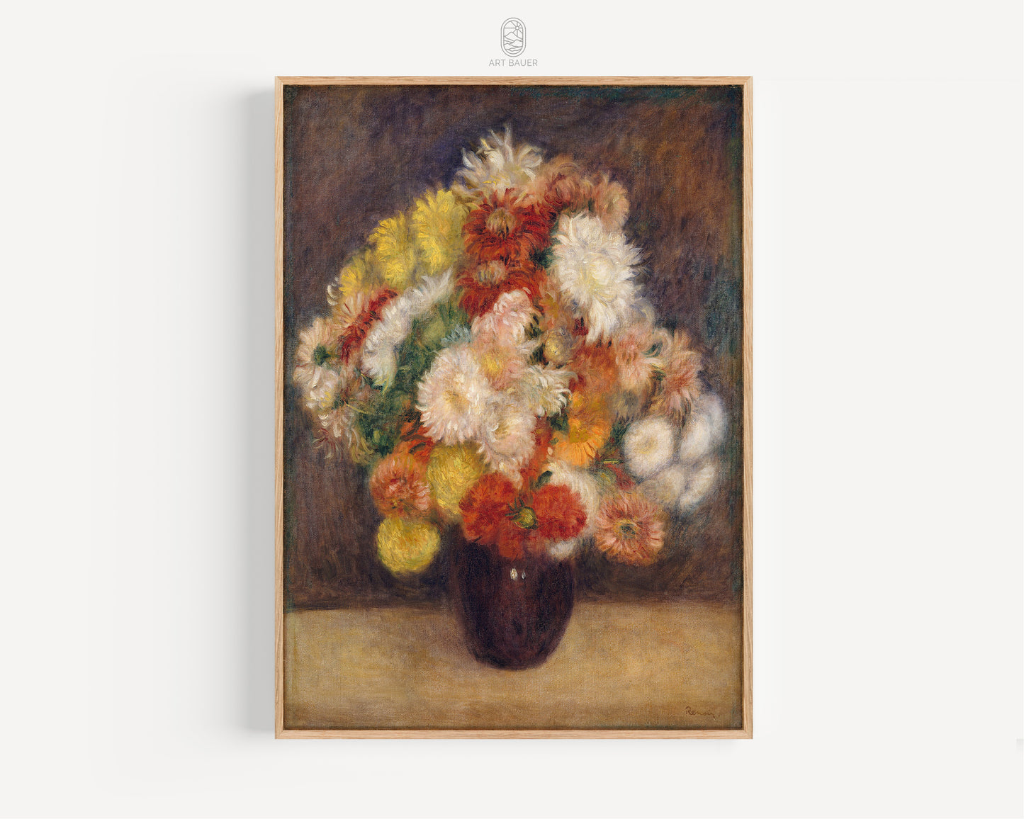 Bouquet of Chrysanthemums | Pierre-Auguste Renoir, 1881