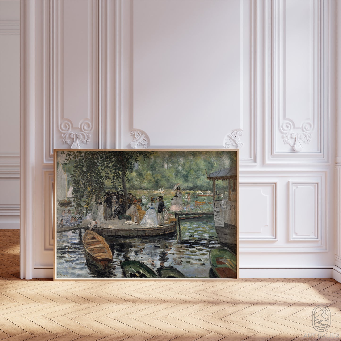 La Grenouillere | Framed Print | Pierre-Auguste Renoir, 1869