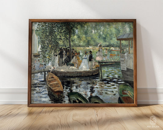 La Grenouillere | Framed Print | Pierre-Auguste Renoir, 1869