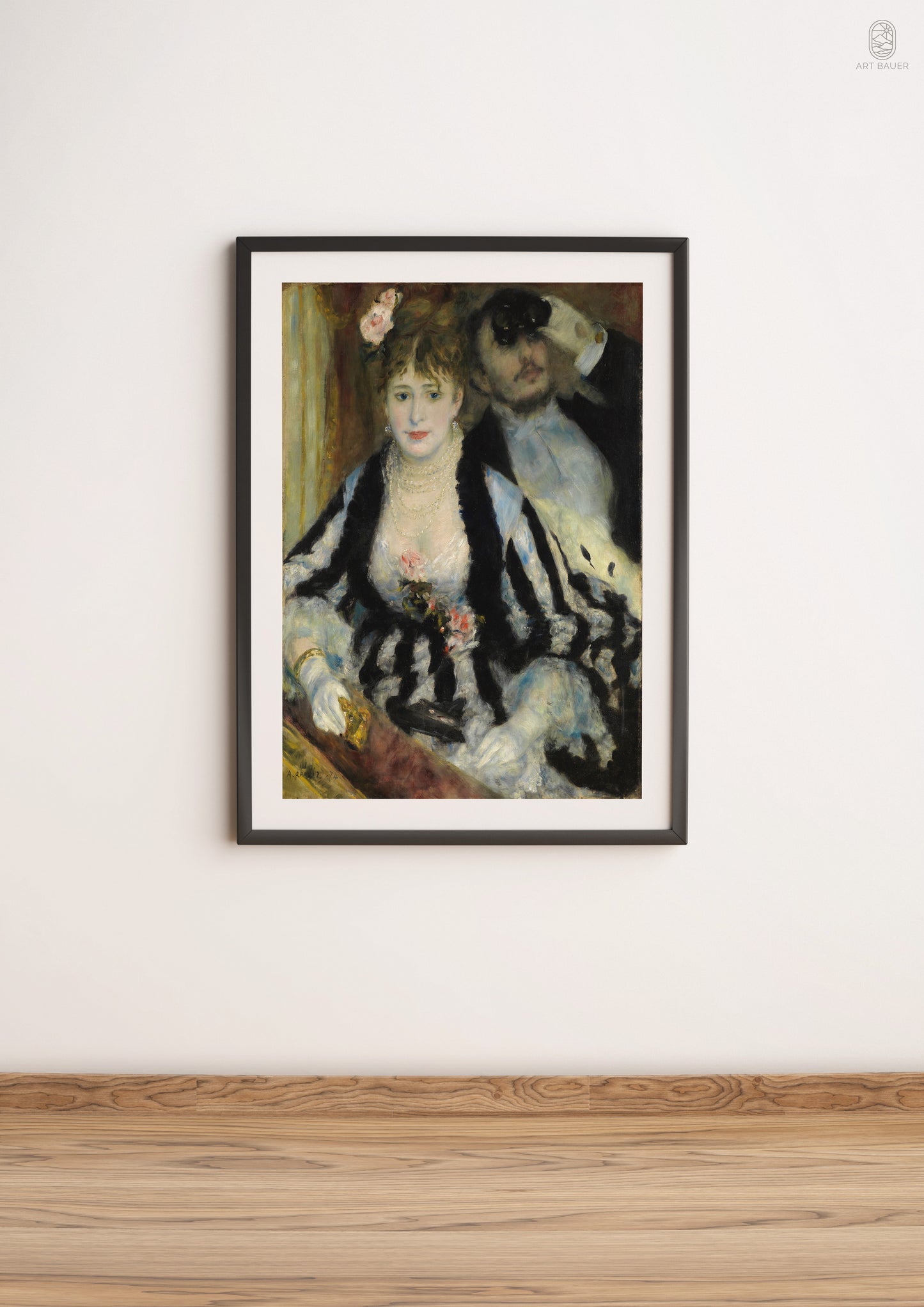 Theatre Box, La Loge | Framed Print | Pierre-Auguste Renoir, 1874