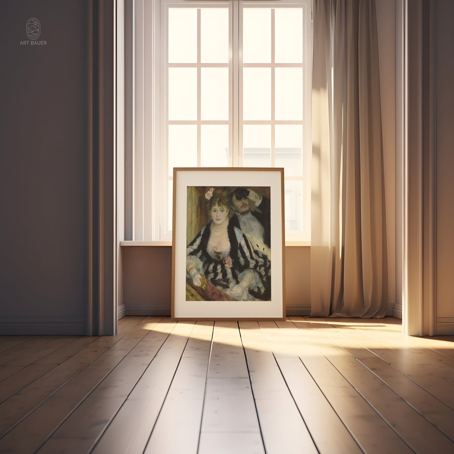 Theatre Box, La Loge | Framed Print | Pierre-Auguste Renoir, 1874