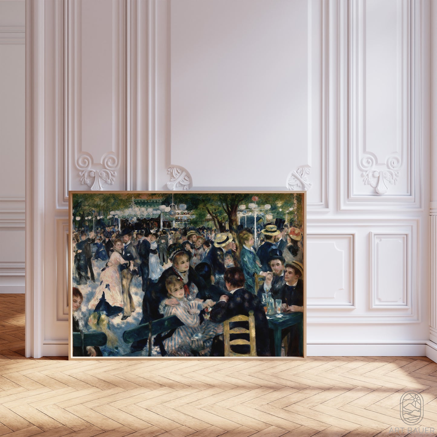 Dance at Le Moulin de la Galette | Framed Print | Pierre-Auguste Renoir, 1876