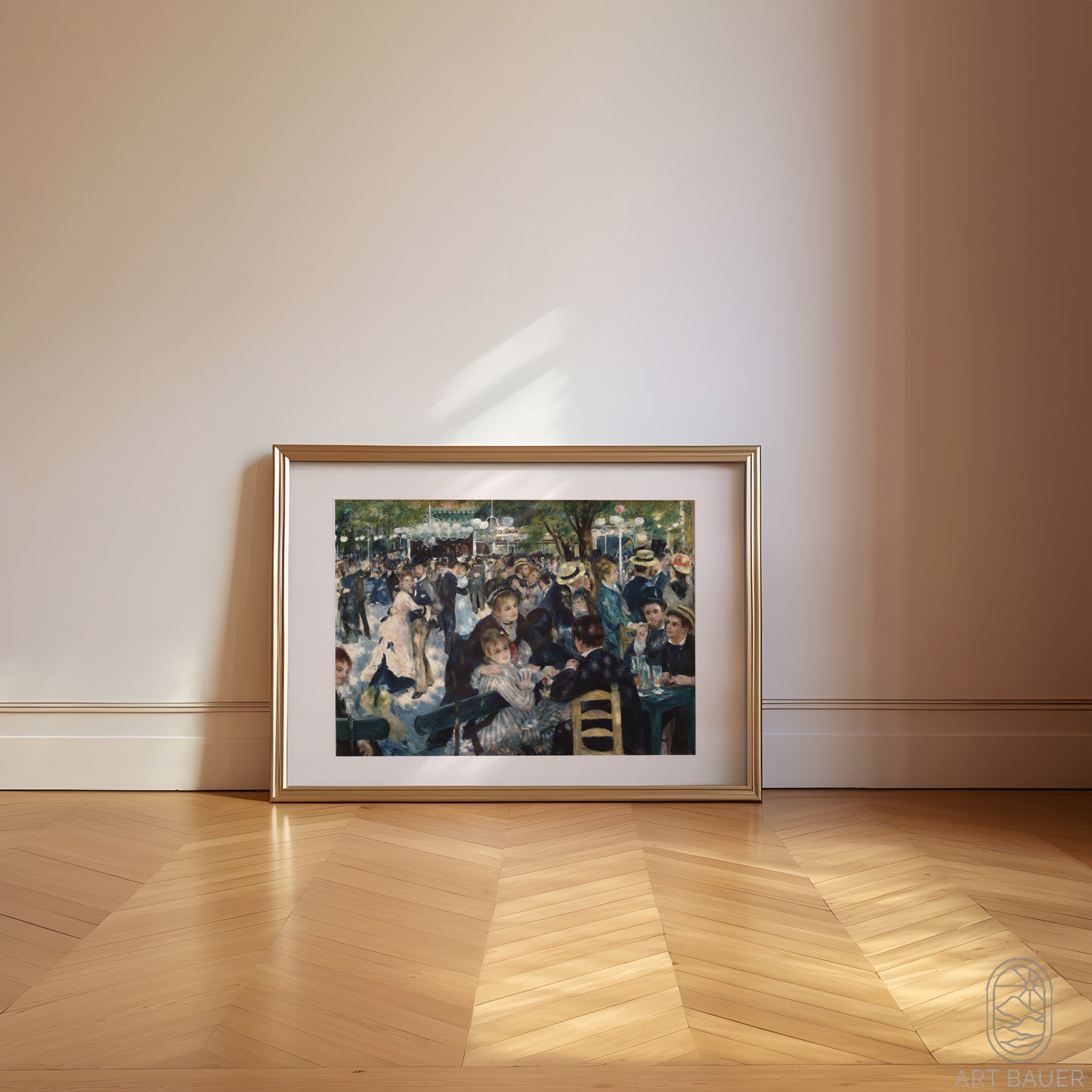 Dance at Le Moulin de la Galette | Framed Print | Pierre-Auguste Renoir, 1876