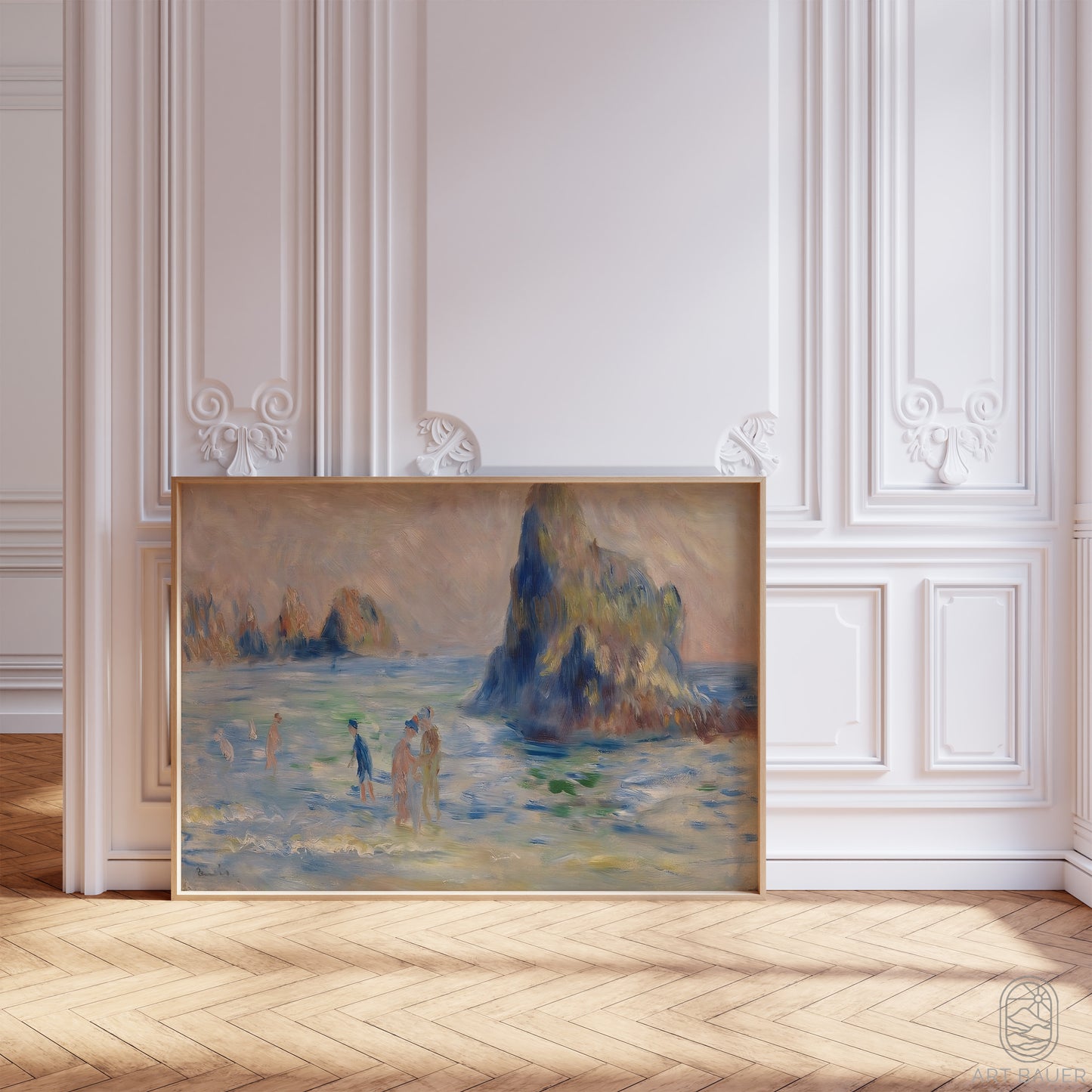 Moulin Huet Bay | Framed Print | Pierre-Auguste Renoir, 1883