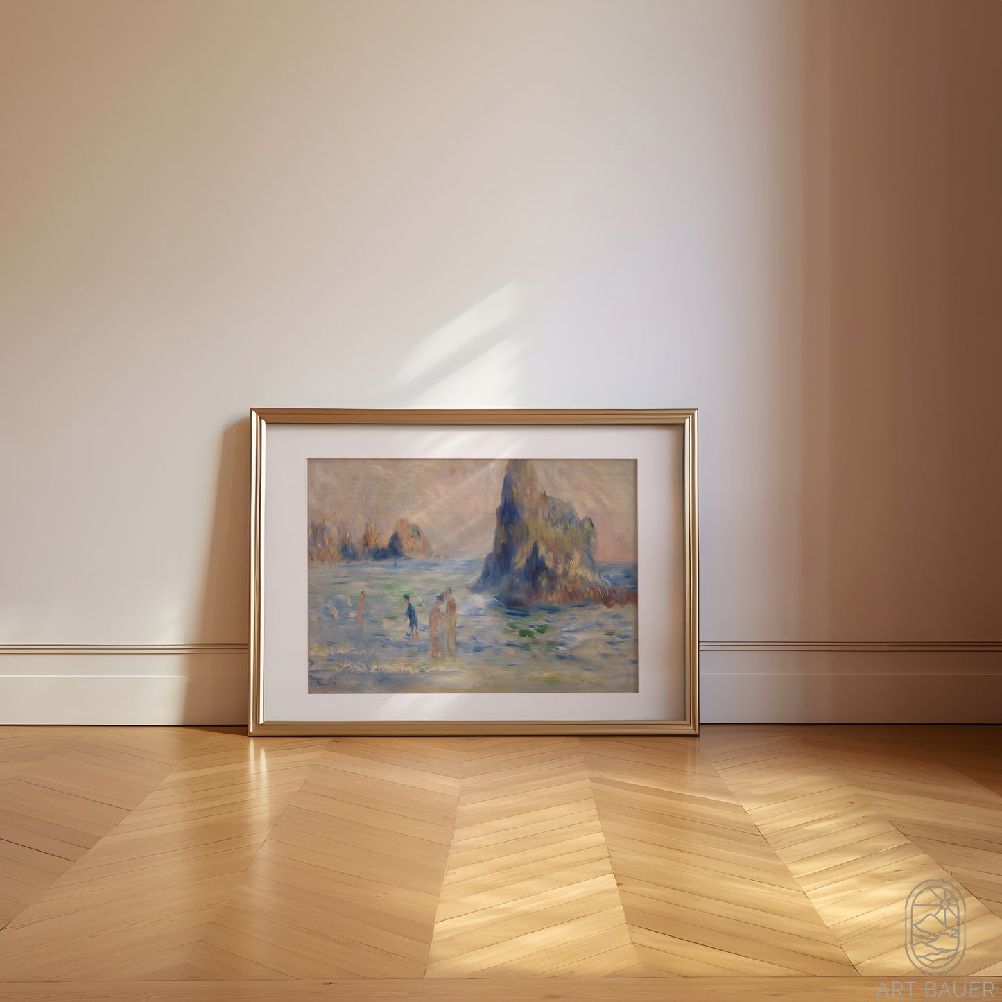 Moulin Huet Bay | Framed Print | Pierre-Auguste Renoir, 1883