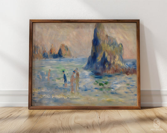 Moulin Huet Bay | Framed Print | Pierre-Auguste Renoir, 1883