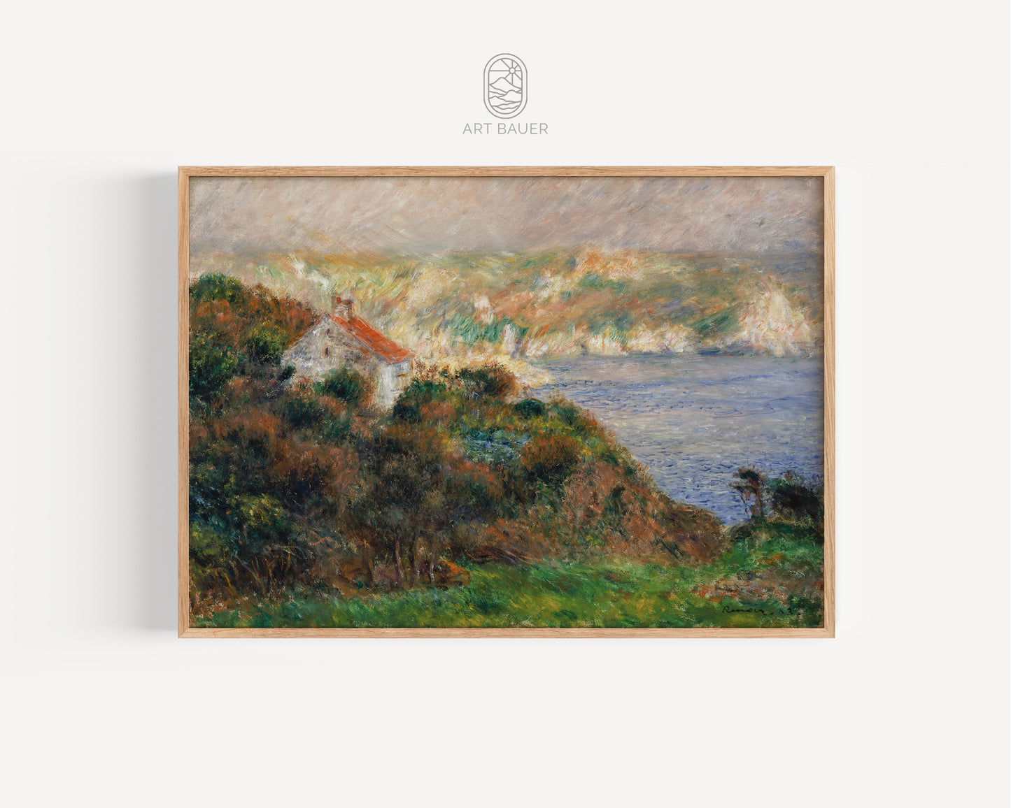 Fog on Guernsey | Framed Print | Pierre-Auguste Renoir, 1883