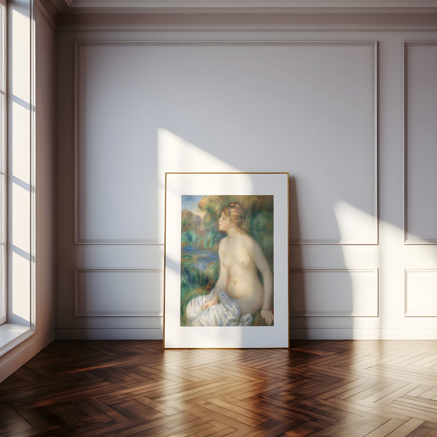 Bather |  Framed Print | Pierre-Auguste Renoir, 1891