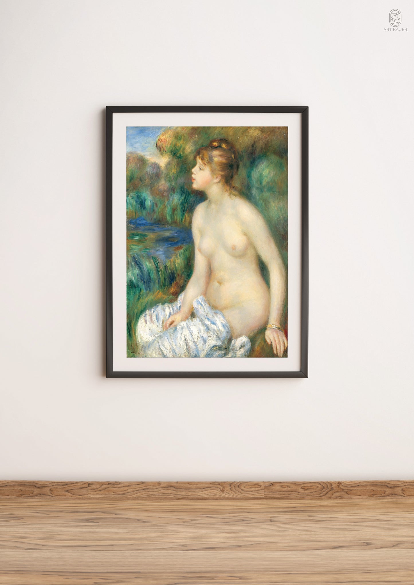 Bather |  Framed Print | Pierre-Auguste Renoir, 1891