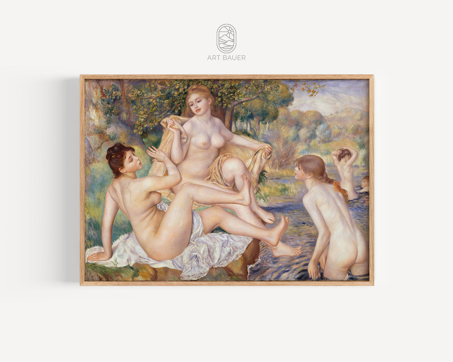 Les Grandes Baigneuses | Framed Print | Pierre-Auguste Renoir, 1887