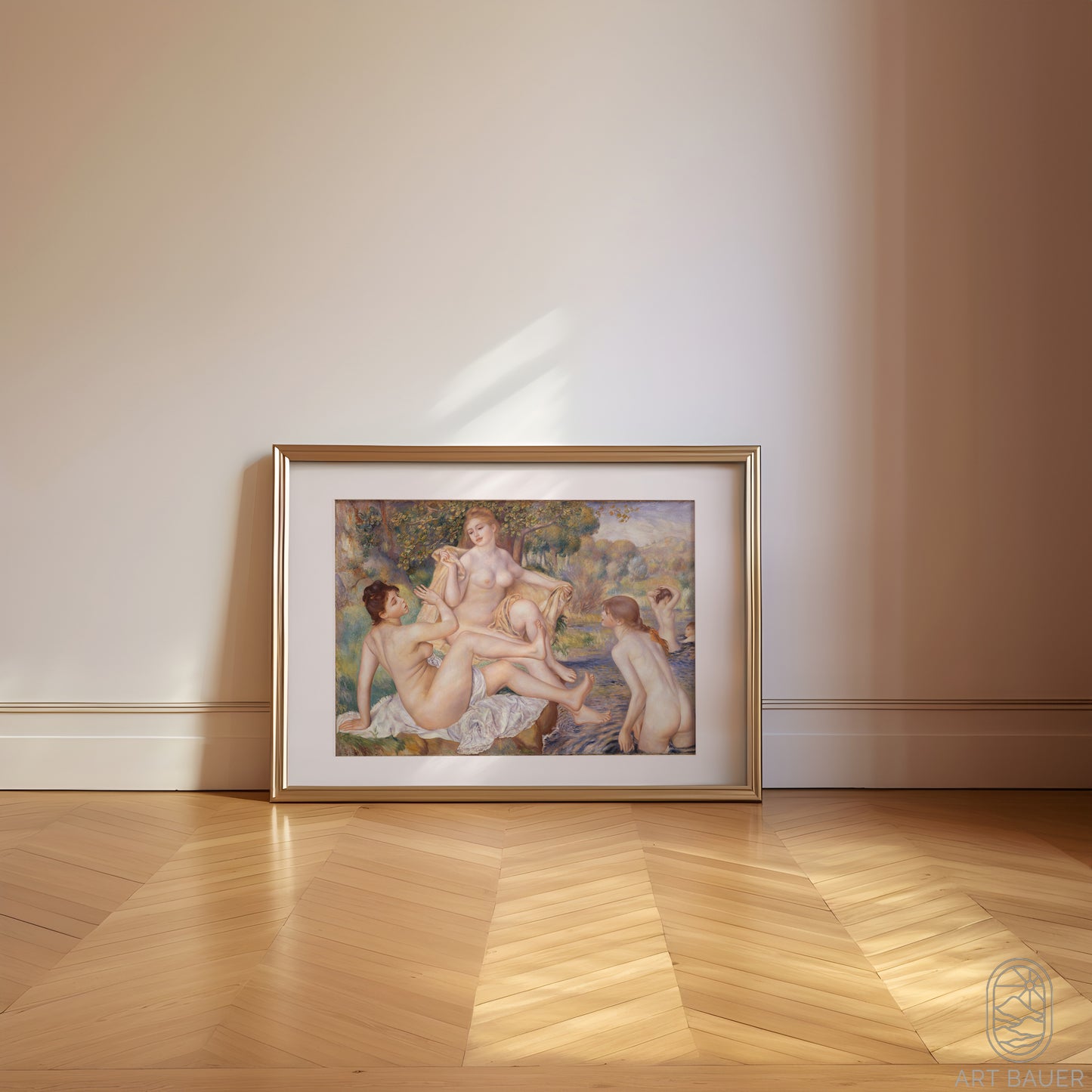 Les Grandes Baigneuses | Framed Print | Pierre-Auguste Renoir, 1887