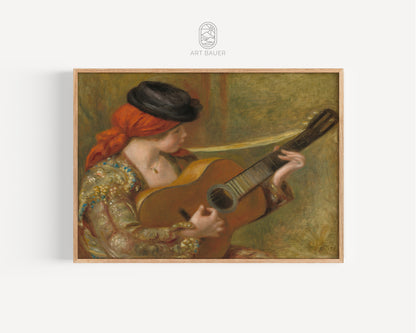 Young Spanish Woman with Guitar | Pierre-Auguste Renoir, 1898