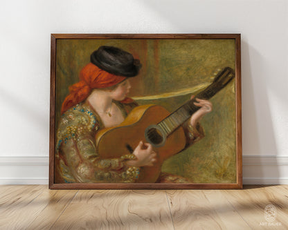 Young Spanish Woman with Guitar | Pierre-Auguste Renoir, 1898