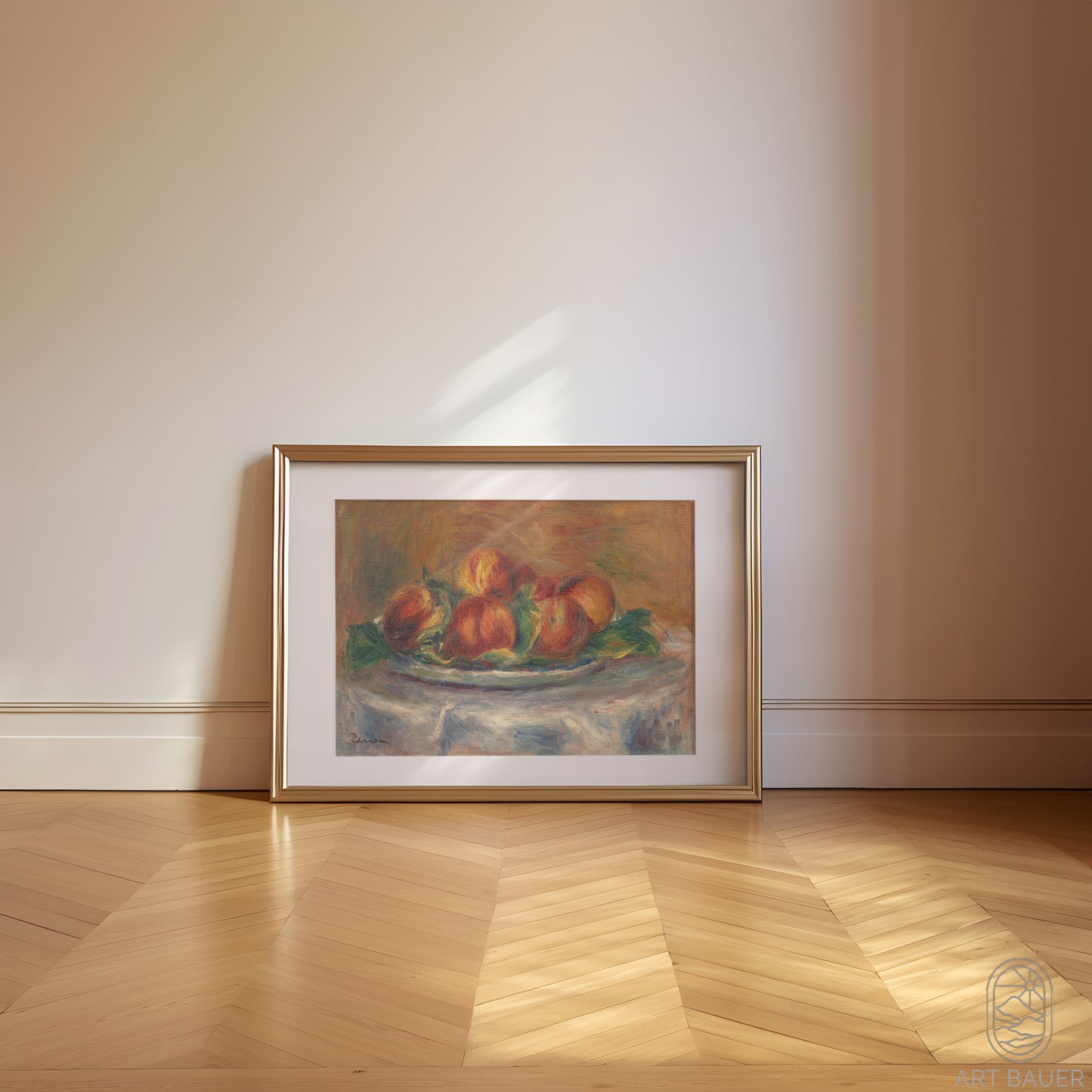 Peaches on a Plate | Framed Print | Pierre-Auguste Renoir, 1902