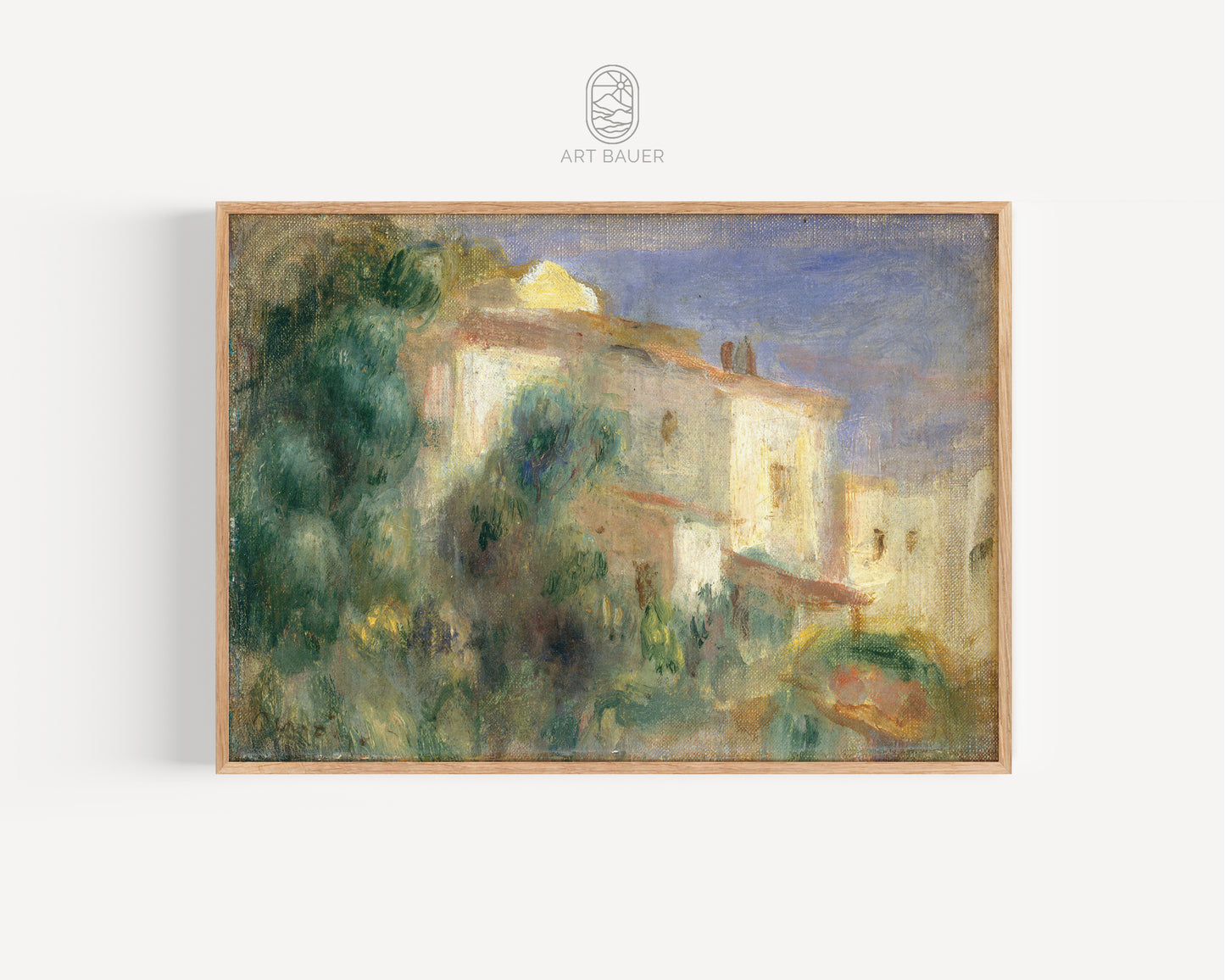 Maison de la Poste | Framed Print | Pierre-Auguste Renoir, 1907