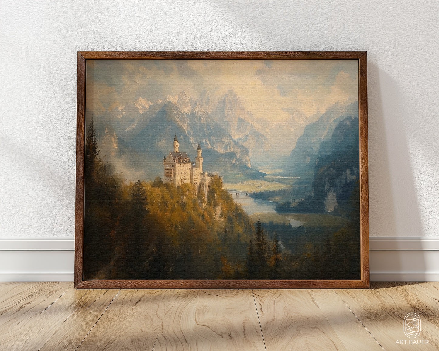 Neuschwanstein Castle | Framed Print | Ingall Nocturne, 2024