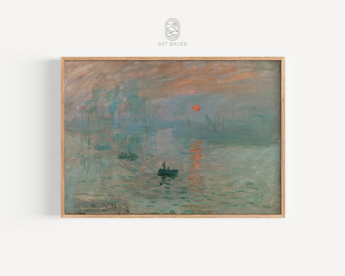 Sunrise Impression | Framed Print | Claude Monet, 1872