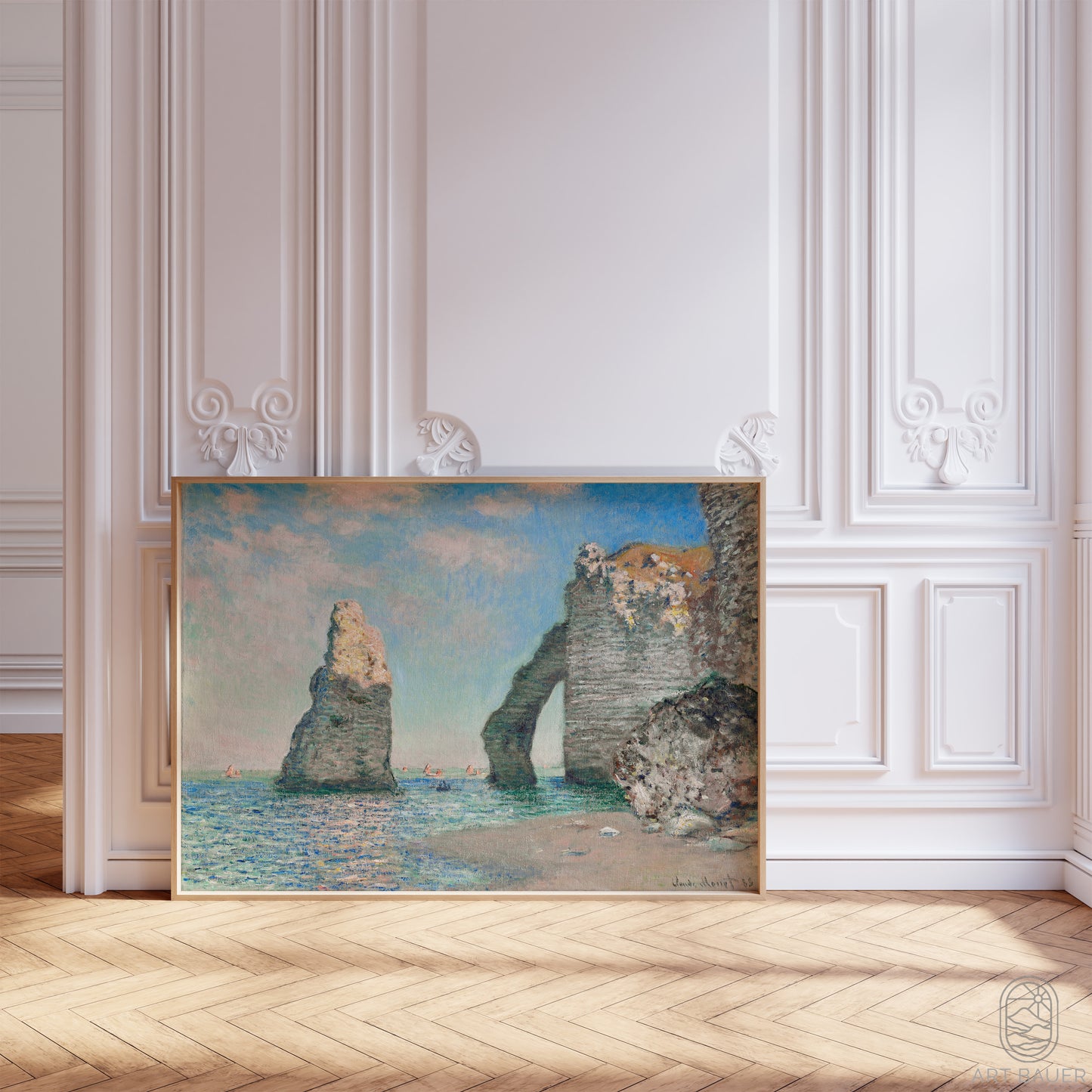 Cliffs of Étretat | Framed Print | Claude Monet, 1875