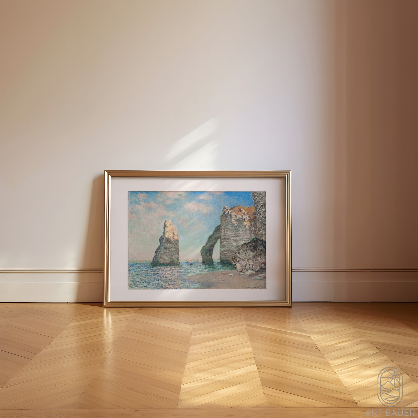 Cliffs of Étretat | Framed Print | Claude Monet, 1875