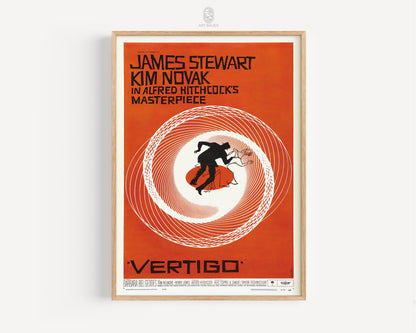 Vertigo Film Poster | Directed by Alfred Hitchcock, 1958