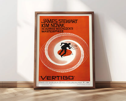 Vertigo Film Poster | Directed by Alfred Hitchcock, 1958