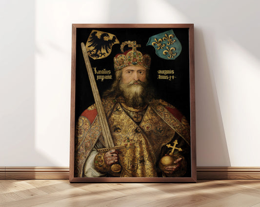 Emperor Charlemagne | Framed Print | Albrecht Dürer, 1513