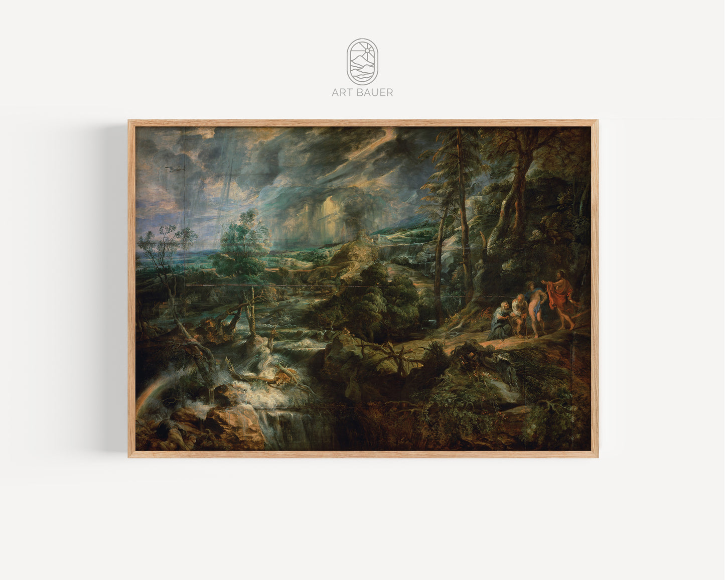 Philemon and Baucis | Framed Print | Peter Paul Rubens, 1620