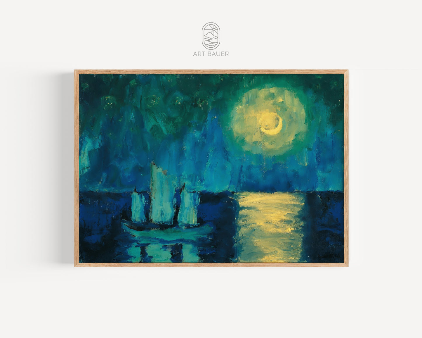 Moonlight | Framed Print | Emile Nolde, 1914