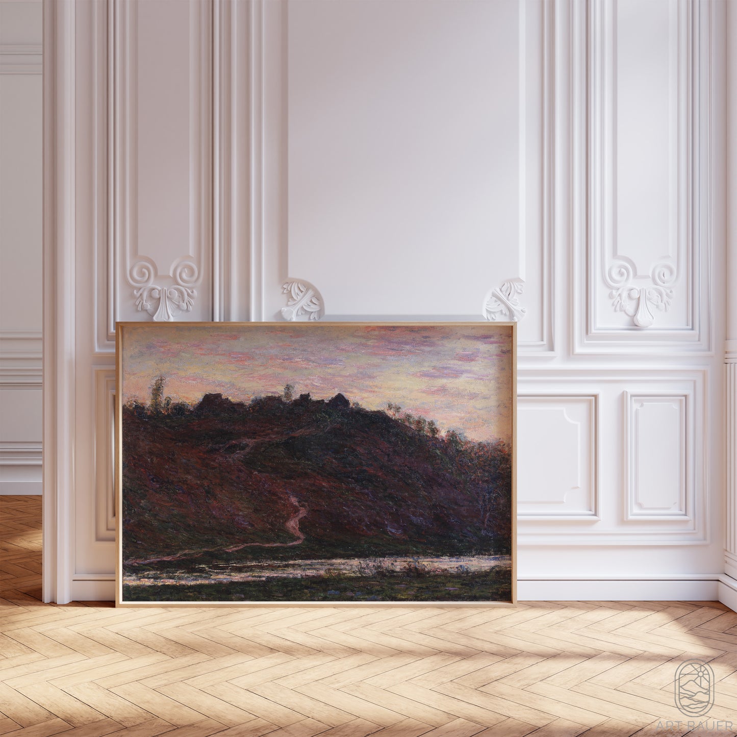 Village of La Roche-Blond, Sunset | Framed Print | Claude Monet, 1899