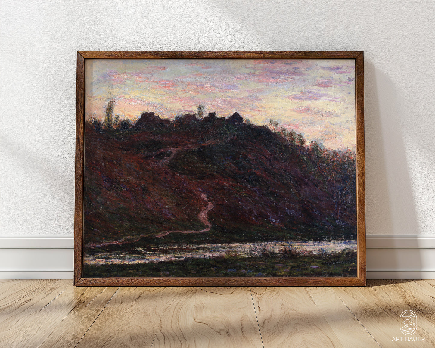 Village of La Roche-Blond, Sunset | Framed Print | Claude Monet, 1899