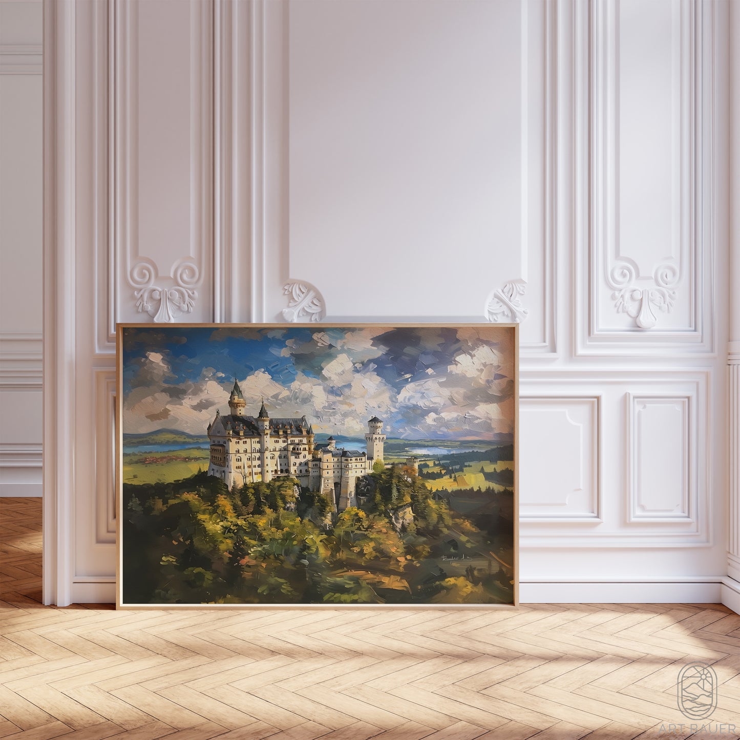 Neuschwanstein in Summer | Framed Print | Ingall Nocturne, 2024